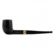   Peterson Junior Ebony Silver Mounted Straight Billiard ( )