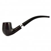   Peterson Junior Heritage Silver Mounted Bent Billiard ( )