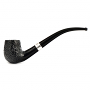   Peterson Junior SandBlast Silver Mounted Bent Billard ( )