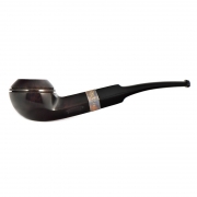   Peterson Junior Heritage Silver Mounted Bent Buldog ( )