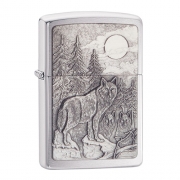  Zippo - 20855 Timberwolves - Brushed Chrome