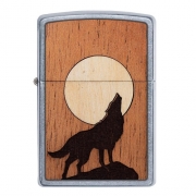  Zippo Woodchuck Street Chrome - 49043