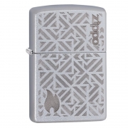  Zippo - 29912 Mosaic - Satin Chrome