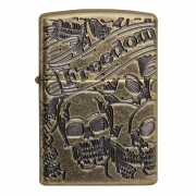  Zippo Armor Antique Brass - 49035